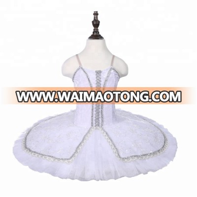 New arrival kids white swan lake pre-professional ballerina tutu adult practicing tutu costume dress for girlsPPL18015